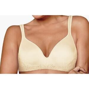 Playtex Love My Curves Side Smoothing Wirefree Bra, 42DD